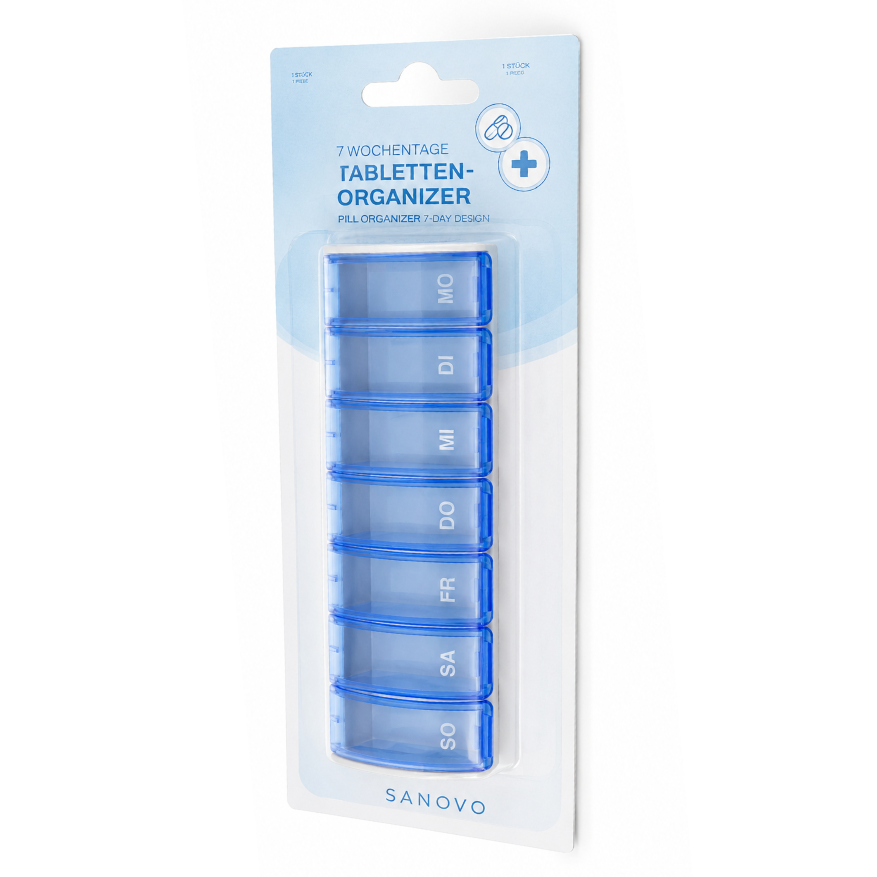 7-Wochentage Tabletten-Organizer
