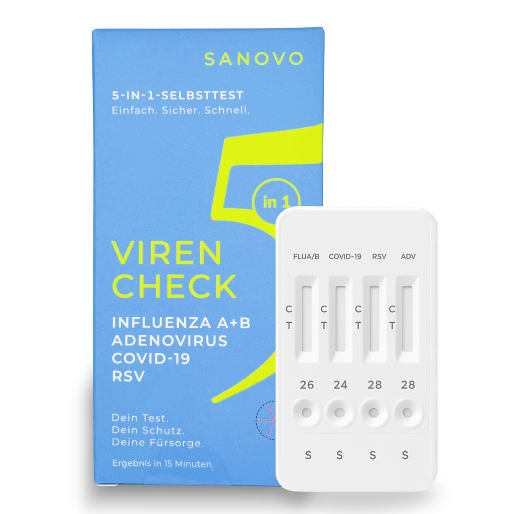 5-in-1 Viren Check Kombi-Schnelltest