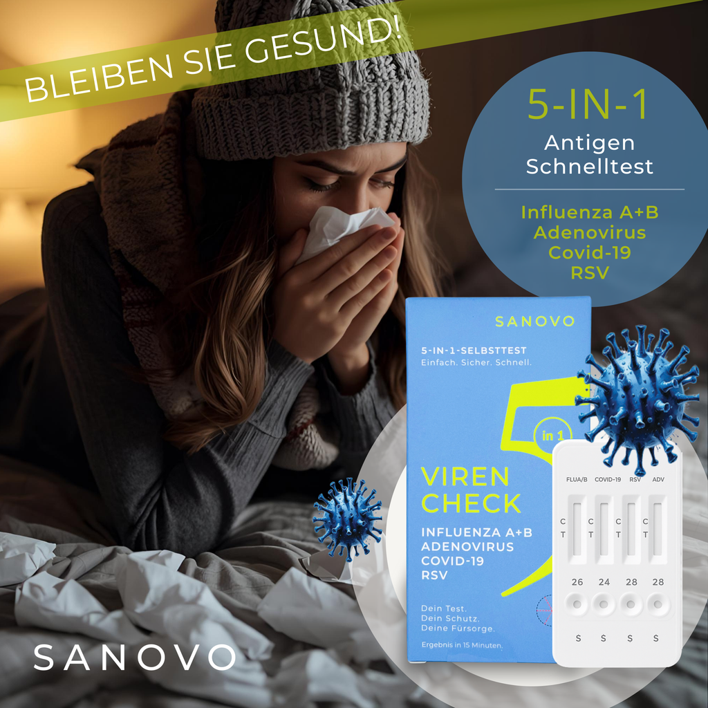 5-in-1 Viren Check Kombi-Schnelltest