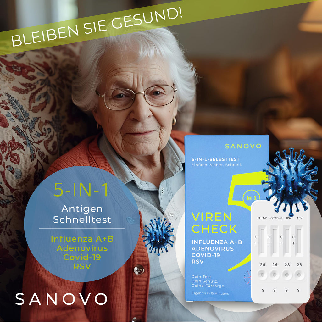 5-in-1 Viren Check Kombi-Schnelltest